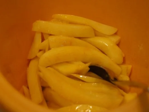 Rostbeef mit Champignons, Zwiebelringen und Pommesfrites - Rezept - Bild Nr. 11