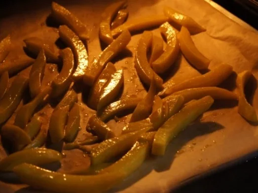 Rostbeef mit Champignons, Zwiebelringen und Pommesfrites - Rezept - Bild Nr. 12