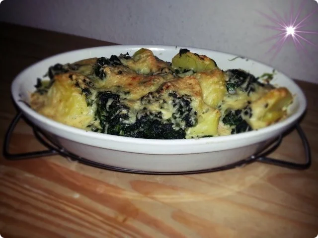 Rezept: Spinatauflauf Bild Nr. 2 Spinatauflauf - Rezept - Bild Nr. 2