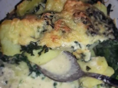Rezept: Spinatauflauf Bild Nr. 3 Spinatauflauf - Rezept - Bild Nr. 3