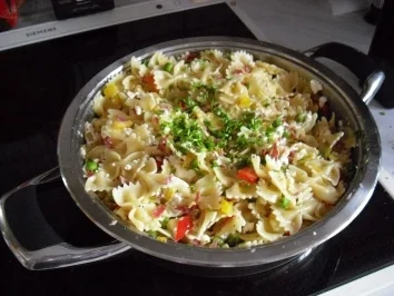 Alles-was-weg-muss-Pfanne - Rezept