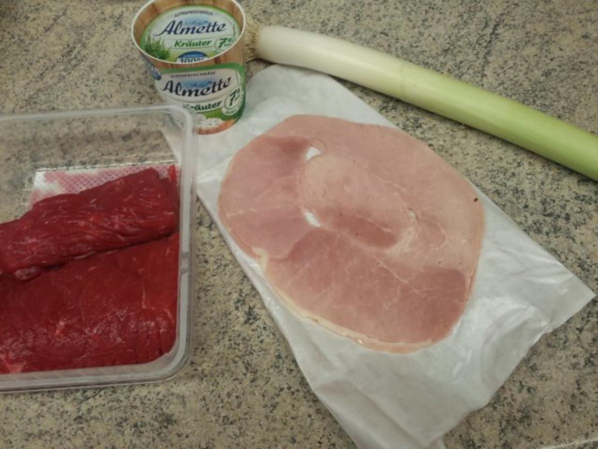 Rinder Rouladen mit Lauchfüllung - einfach - von sumueki