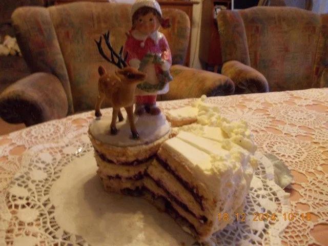 Weihnachts- Blaubeertorte - Rezept