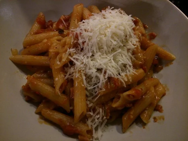 Penne all' arrabbiata alla Tina :-) Nr-1° - Rezept - Bild Nr. 4