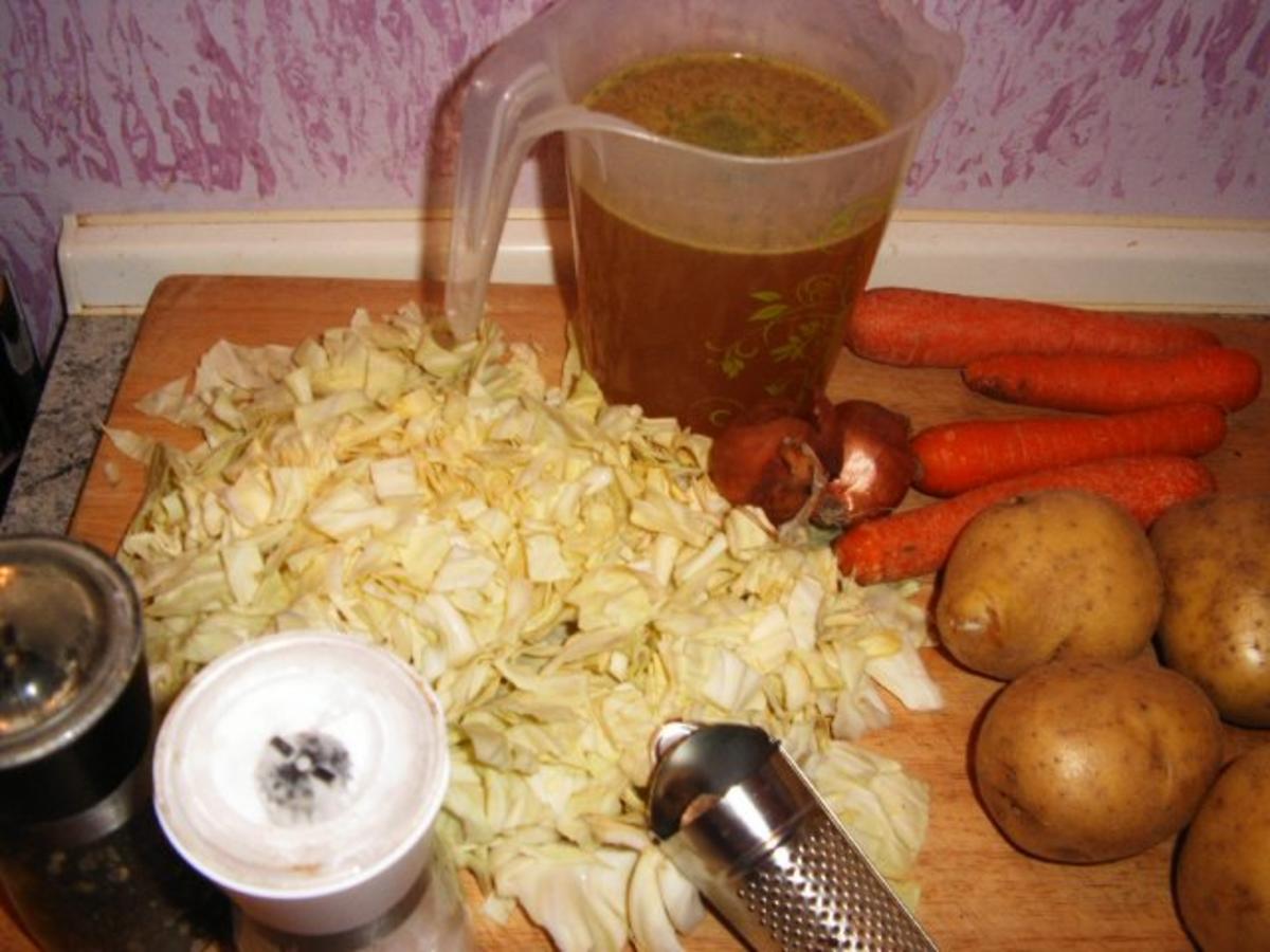 Spitzkohl-Kartoffel-Suppe - Rezept mit Bild - kochbar.de
