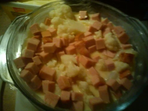 Blumenkohl - Auflauf mit Fleischkäse - Rezept - Bild Nr. 7