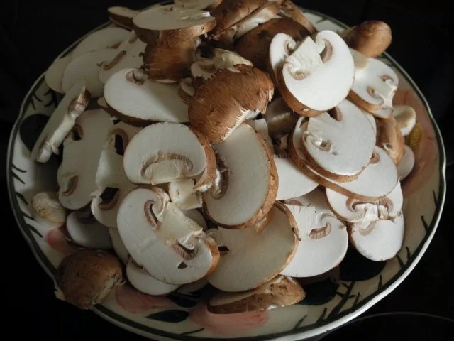 Champignon - Lauch in Kokosmilch mit Petersilie an Naturreis - Rezept - Bild Nr. 4