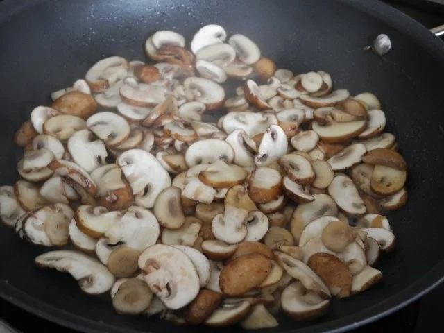 Champignon - Lauch in Kokosmilch mit Petersilie an Naturreis - Rezept - Bild Nr. 7