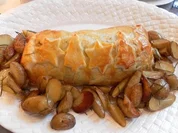 Einfaches Weihnachtsmenü: Feldsalat, Rinderfilet mit Rosmarinkartoffeln und Rote-Grütze - Rezept