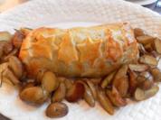 Einfaches Weihnachtsmenü: Feldsalat, Rinderfilet mit Rosmarinkartoffeln und Rote-Grütze - Rezept