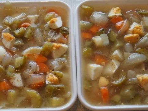 Sauerfleisch mit Schweinenacken à la Papa - Rezept