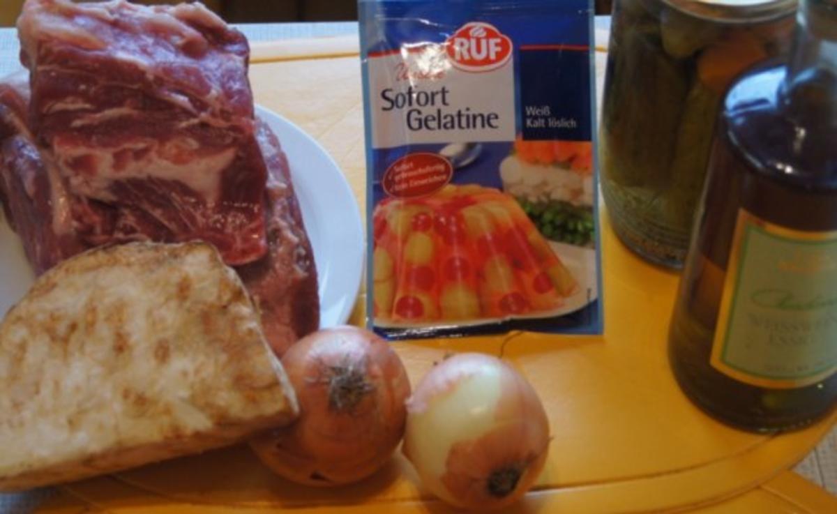 Sauerfleisch mit Schweinenacken à la Papa - Rezept - Bild Nr. 2