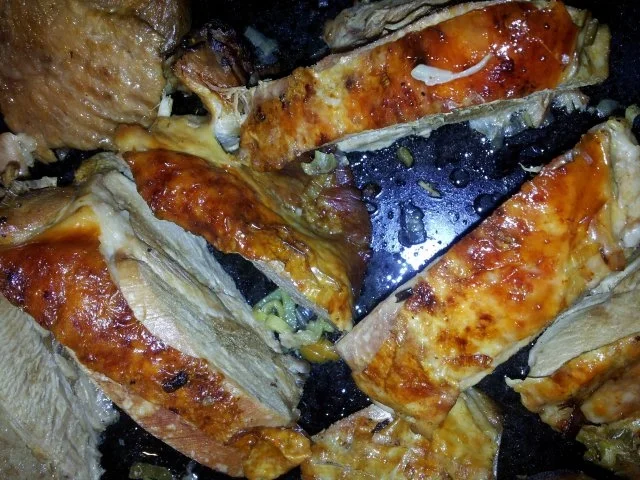 Putenoberkeule im Römertopf - Rezept - Bild Nr. 3