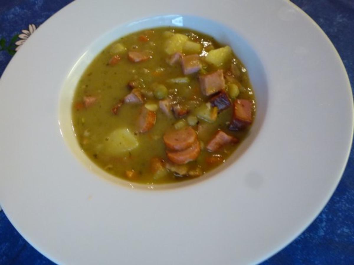 Bilder für Erbsensuppe Hausmannskost Rezept