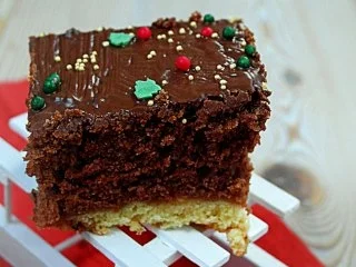 Blechkuchen: Weihnachtliche Gewürzschnitten - Rezept