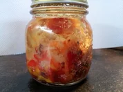 Rezept: gegrilltes, feuriges Knoblauch-Chiliöl gegrilltes, feuriges Knoblauch-Chiliöl - Rezept