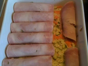 Leo`s Schinken-Hack-Zucchini Röllchen - Rezept - Bild Nr. 4