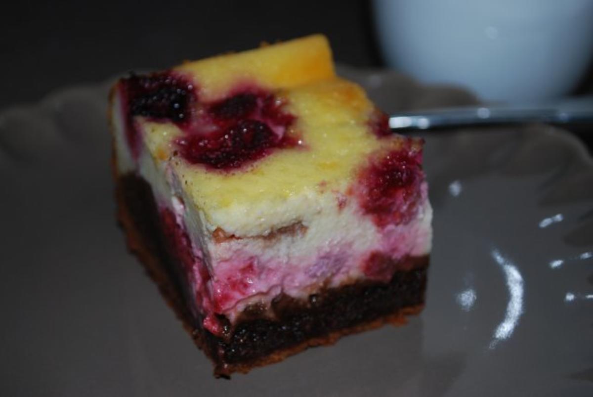 Himbeer-Cheesecake-Brownies - Rezept - Bild Nr. 2