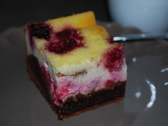 Himbeer-Cheesecake-Brownies - Rezept - Bild Nr. 2
