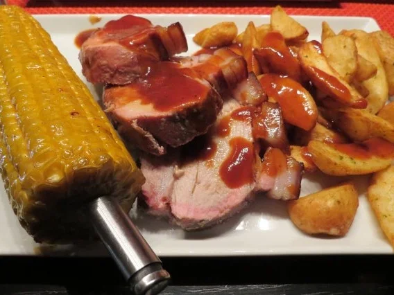 Krustenbraten in Kaffee-Wacholder-Sauce - Rezept - Bild Nr. 2