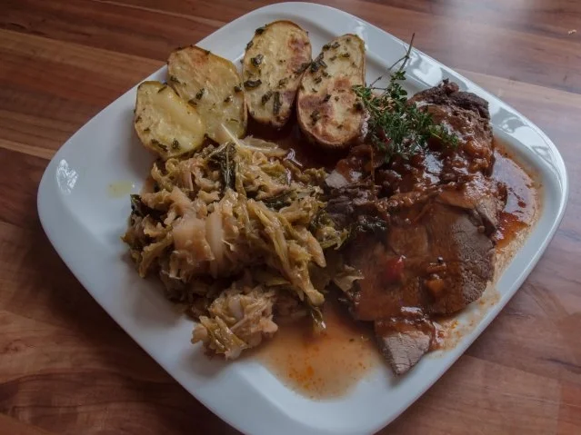 1. Weihnachtstag 2014: Wildschweinbraten - Rezept - Bild Nr. 8