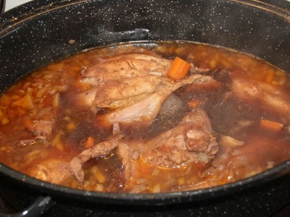 Werner's Hase mit Rosenkohl und Kartoffeln - Rezept - Bild Nr. 4