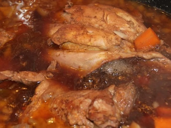 Werner's Hase mit Rosenkohl und Kartoffeln - Rezept - Bild Nr. 5