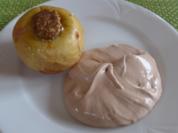 Veggi´s - Heiliges Abendmahl : Dessert : Nuss - Bratapfel mit Schoko-Budwig-Quark - Rezept