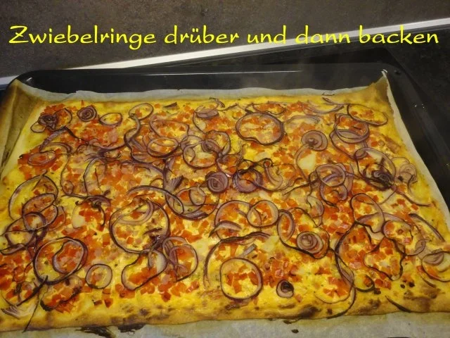 Rezept: Flammkuchen ganz in "rouge" Bild Nr. 13 Flammkuchen ganz in "rouge" - Rezept - Bild Nr. 13