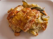 Rezept: Gratin mit Fischstäbchen Gratin mit Fischstäbchen - Rezept