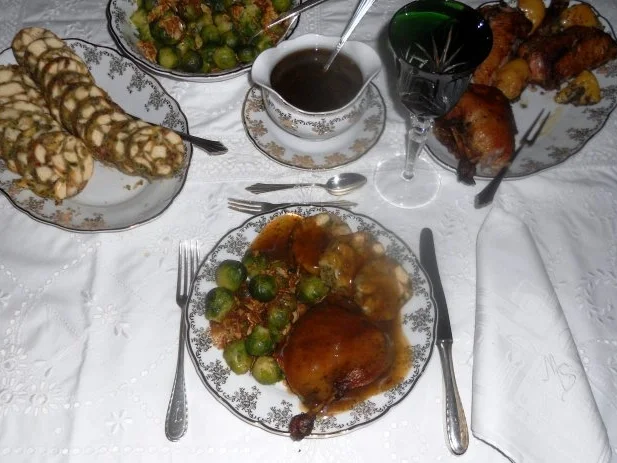 "Serviettenknödel" mit Rippenspeck à la "Oórndrasch"................. (Rzpt. um 1978) - Rezept - Bild Nr. 22