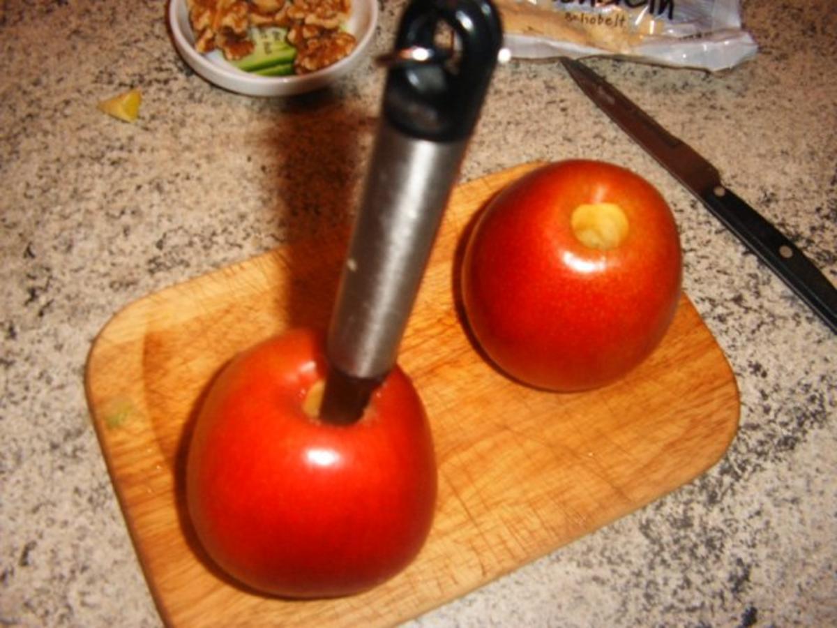 Knusprige Apfelringe mit Marzipansahne - Rezept - Bild Nr. 3