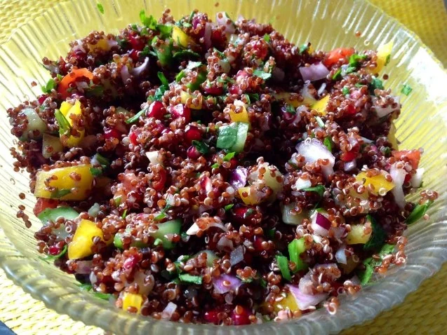 Roter Quinoa Salat - Rezept - Bild Nr. 2
