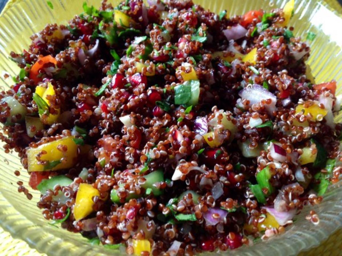 Roter Quinoa Salat - Rezept - Bild Nr. 3