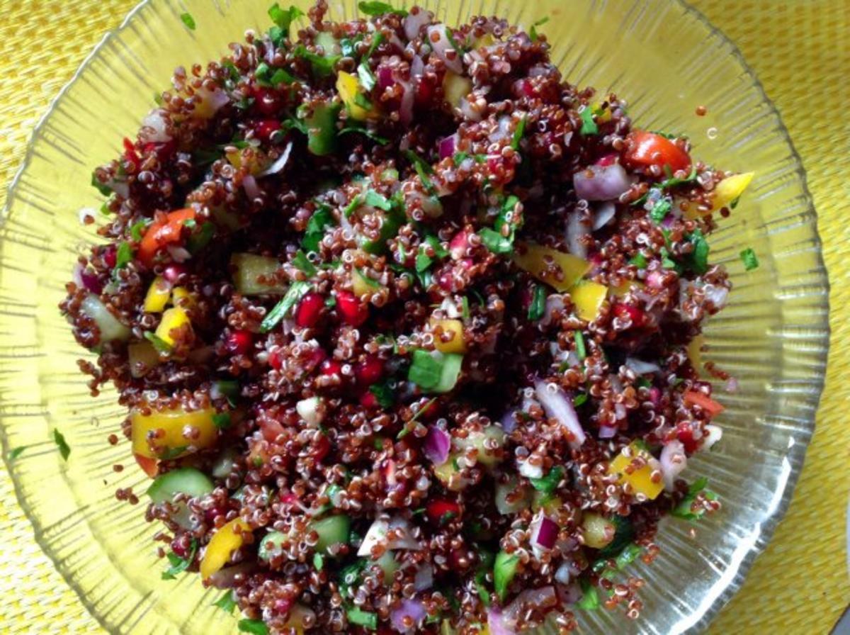 Roter Quinoa Salat - Rezept - Bild Nr. 4