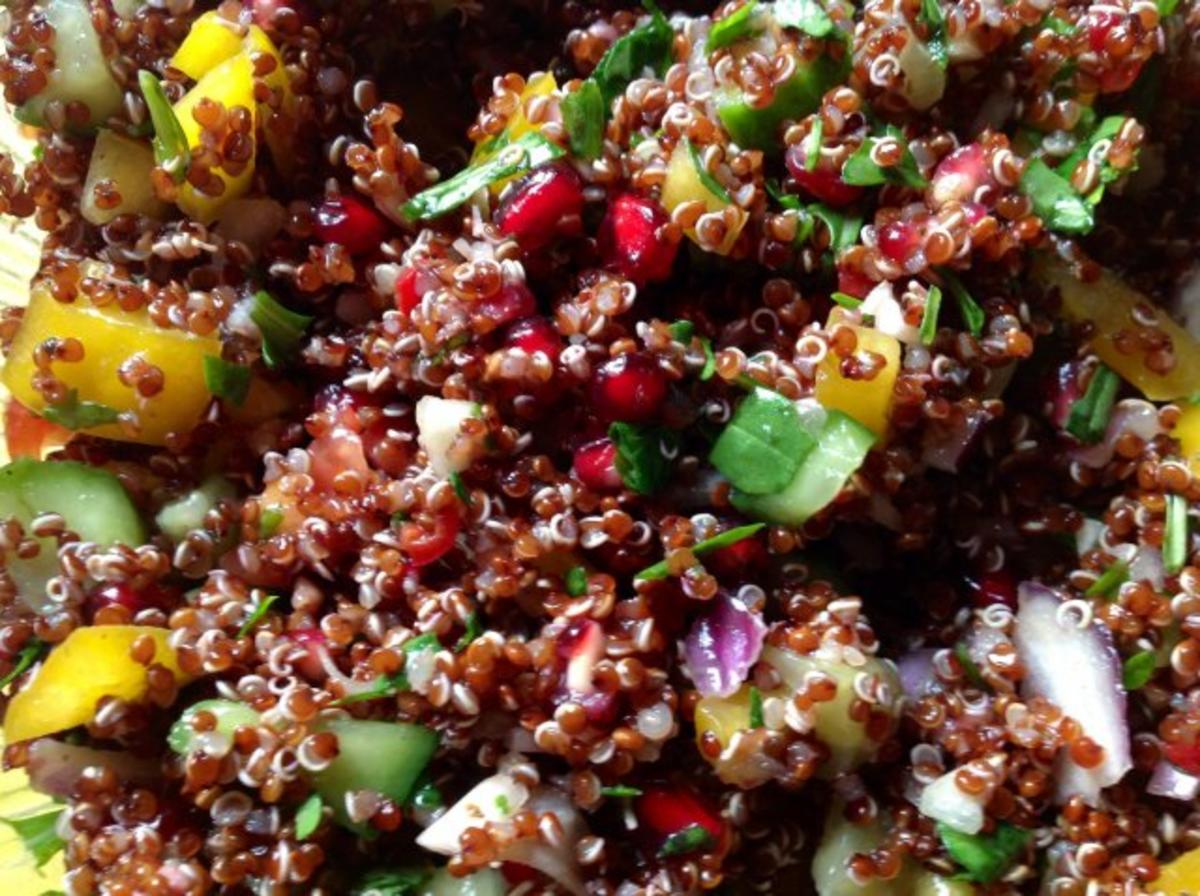 Roter Quinoa Salat - Rezept - Bild Nr. 5
