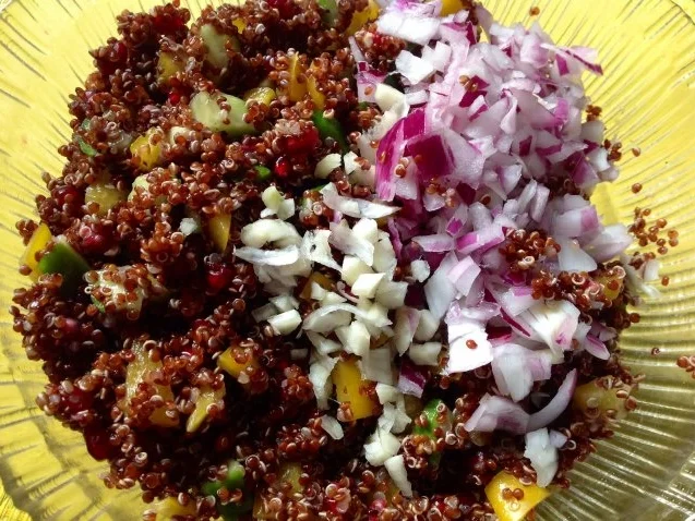Roter Quinoa Salat - Rezept - Bild Nr. 12