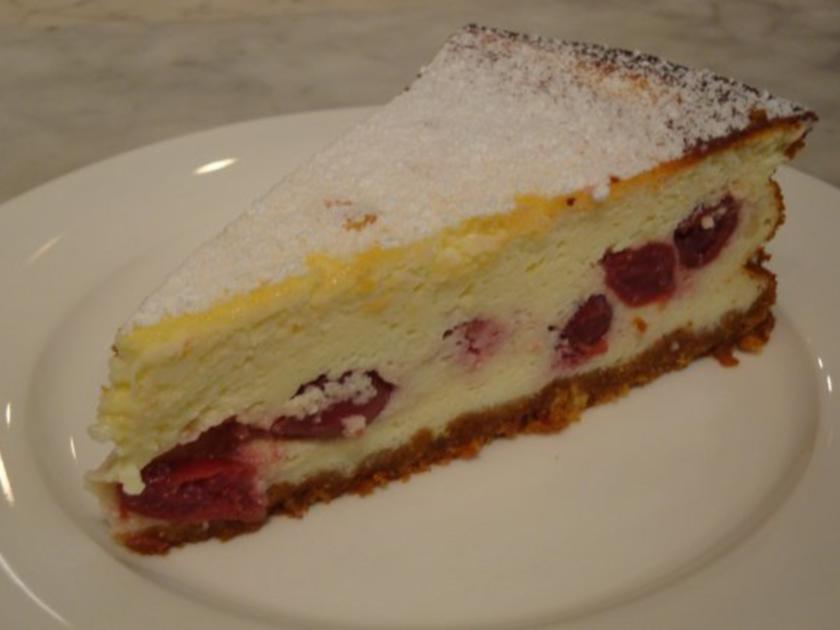 RicottaQuark Käsekuchen mit Schattenmorellen Rezept kochbar.de