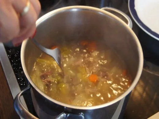 Rezept: Gänsekleinsuppe Bild Nr. 9 Gänsekleinsuppe - Rezept - Bild Nr. 9