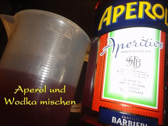 Rezept: Granatapfel - Vanille - Aperol Likör Bild Nr. 8 Granatapfel - Vanille - Aperol Likör - Rezept - Bild Nr. 8