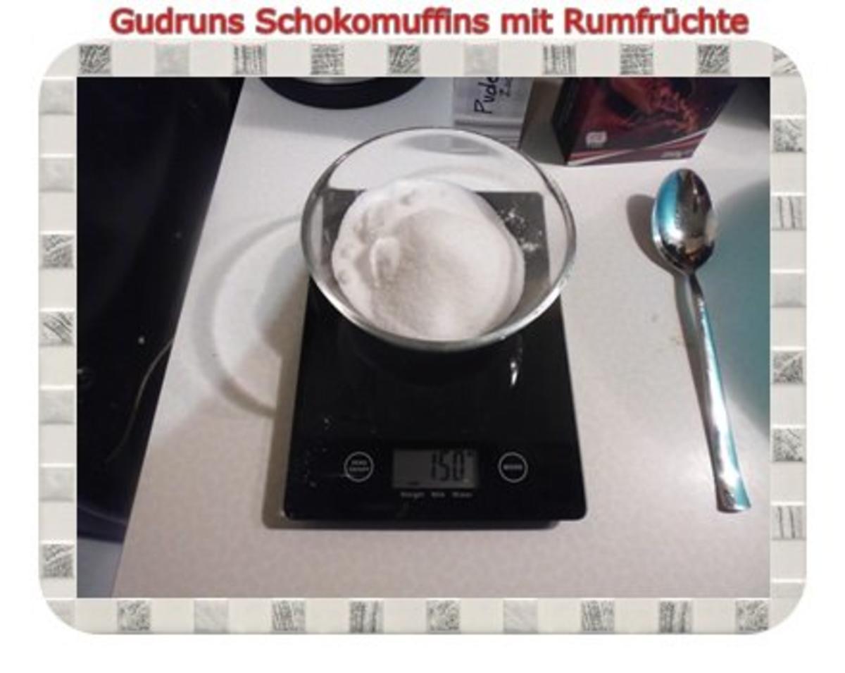 Muffins: Schoko-Muffins mit Rum-Beeren - Rezept - Bild Nr. 4