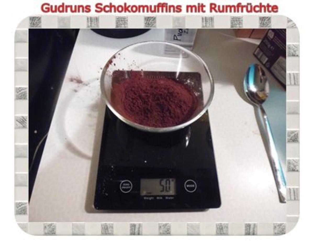 Muffins: Schoko-Muffins mit Rum-Beeren - Rezept - Bild Nr. 5