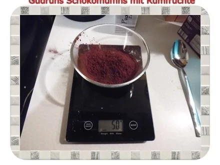 Muffins: Schoko-Muffins mit Rum-Beeren - Rezept - Bild Nr. 5