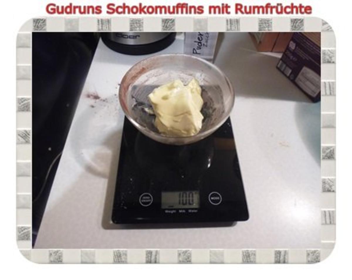 Muffins: Schoko-Muffins mit Rum-Beeren - Rezept - Bild Nr. 7