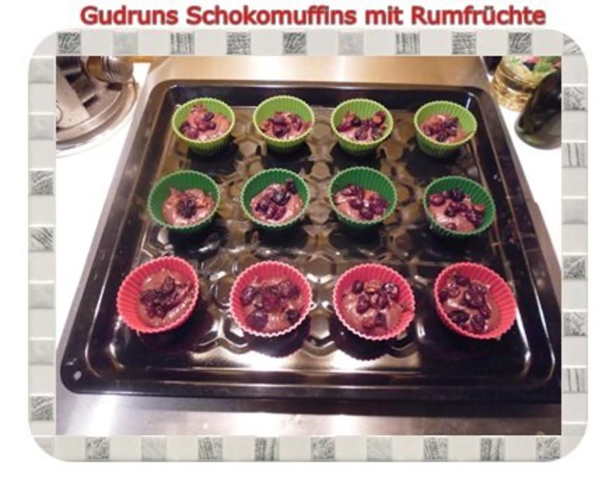 Muffins: Schoko-Muffins mit Rum-Beeren - Rezept - Bild Nr. 10
