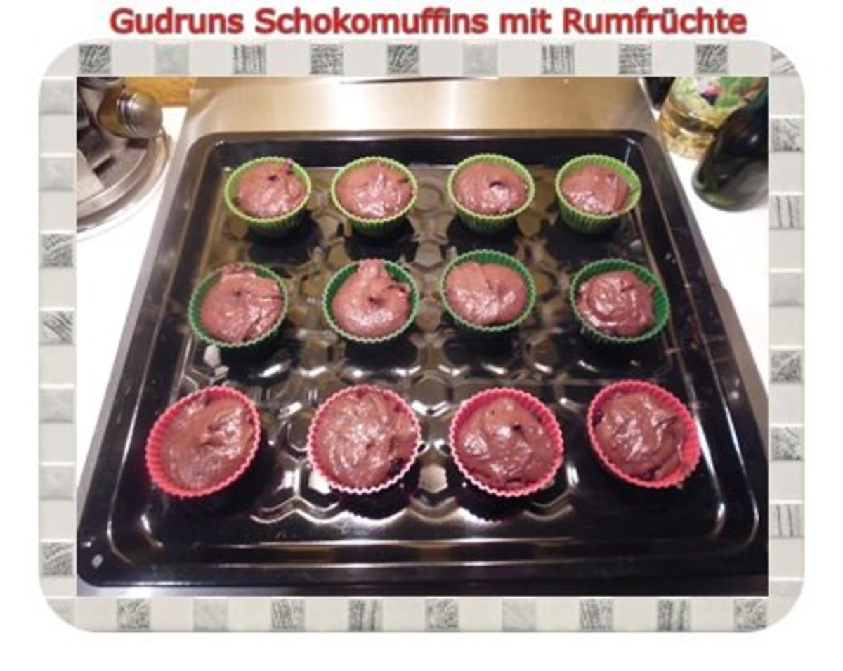Muffins: Schoko-Muffins mit Rum-Beeren - Rezept - Bild Nr. 11