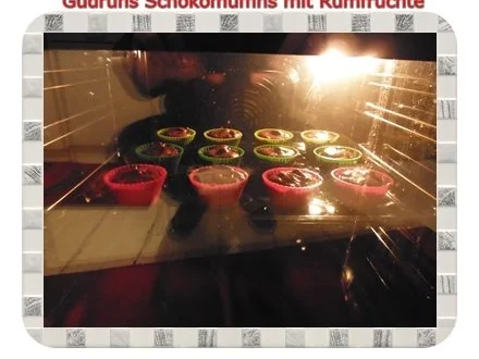 Muffins: Schoko-Muffins mit Rum-Beeren - Rezept - Bild Nr. 12