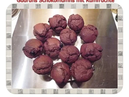 Muffins: Schoko-Muffins mit Rum-Beeren - Rezept - Bild Nr. 17