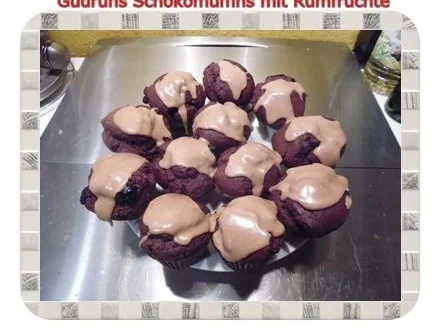 Muffins: Schoko-Muffins mit Rum-Beeren - Rezept - Bild Nr. 18