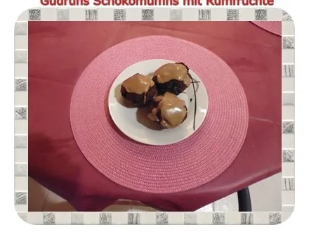 Muffins: Schoko-Muffins mit Rum-Beeren - Rezept - Bild Nr. 19
